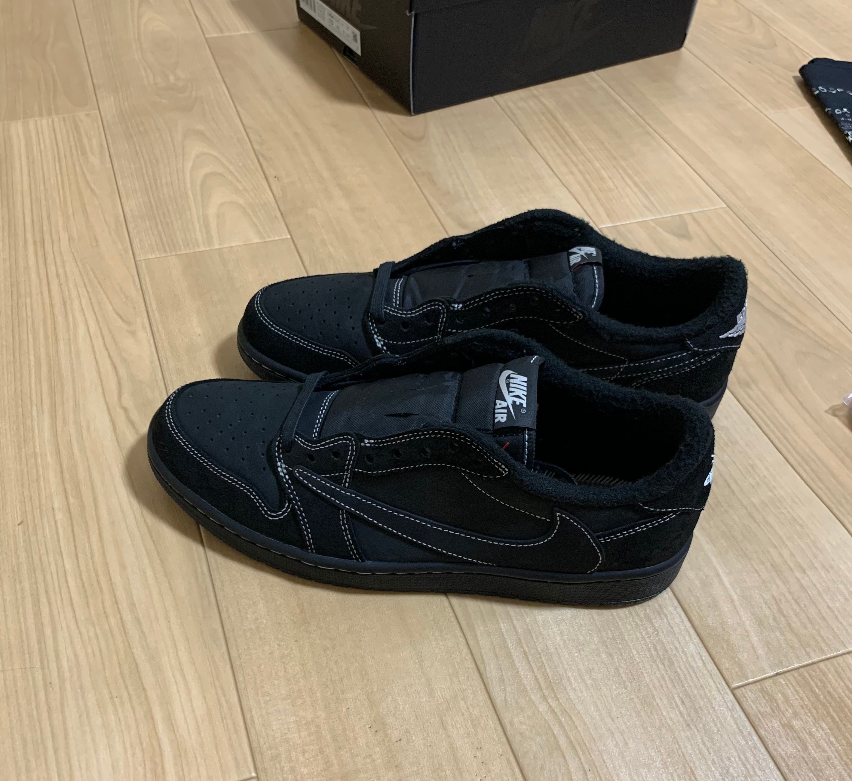 Travis Scott × Nike Air Jordan 1 Low OG SP "Black Phantom"