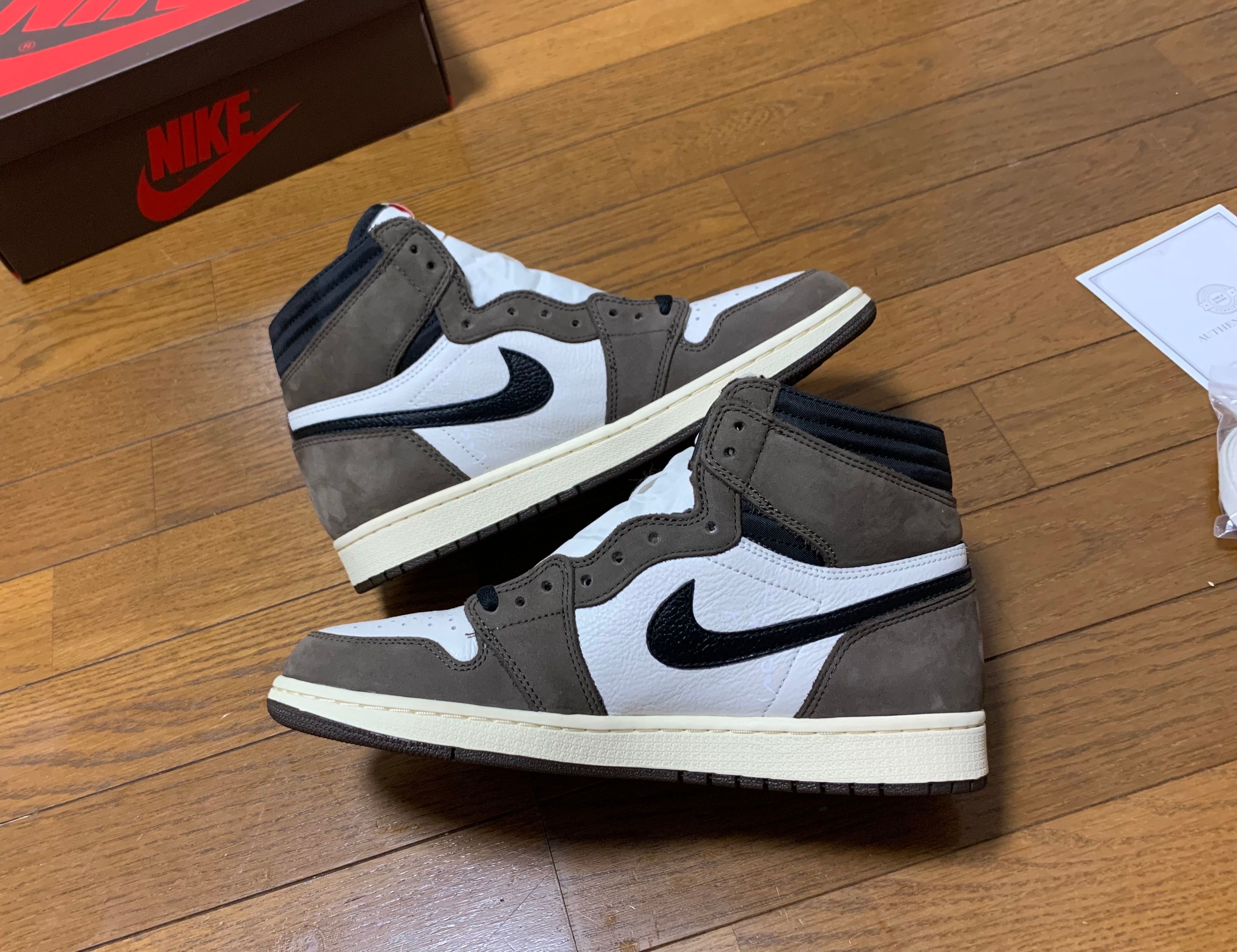 Travis Scott × Nike Air Jordan 1 Retro High OG TS SP "Sail/Dark Mocha"