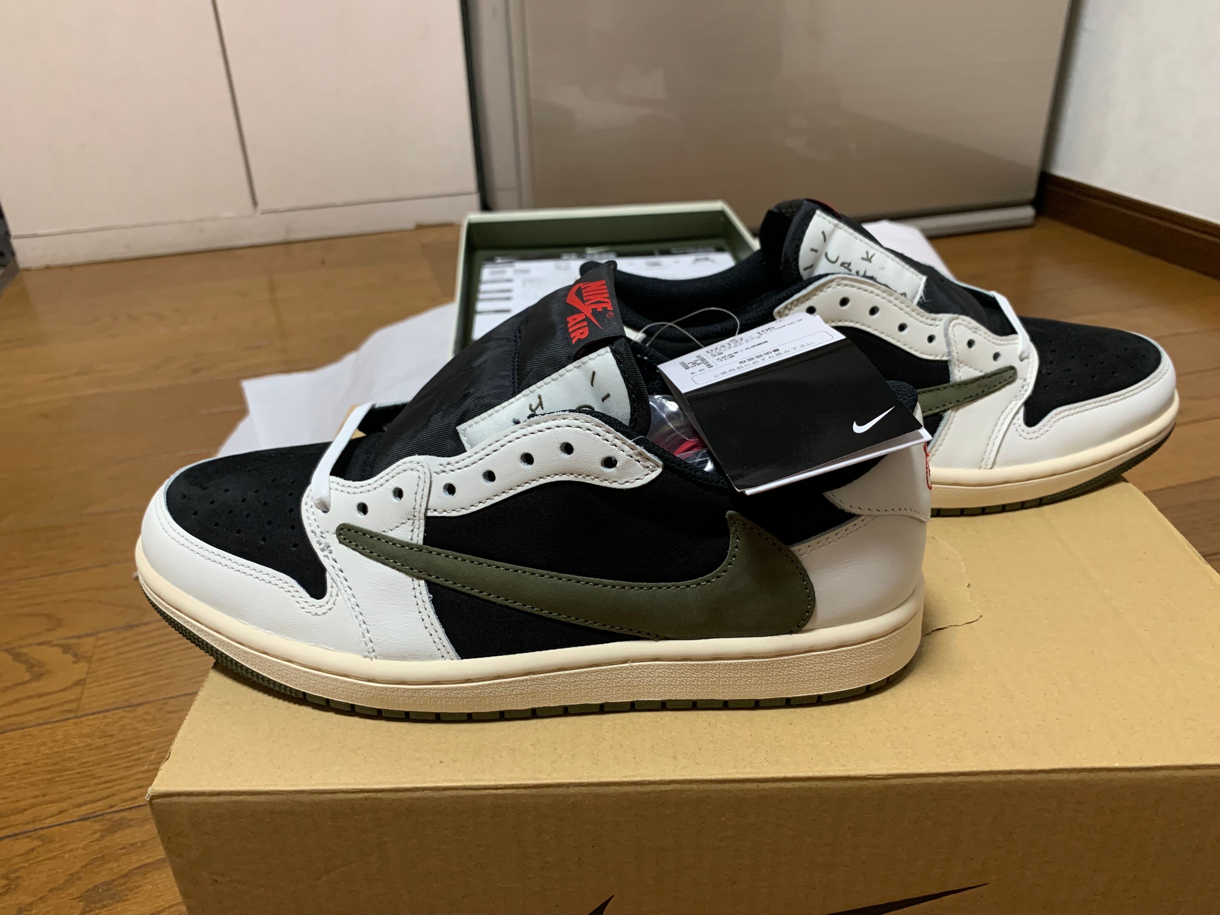 Travis Scott × Nike Women's Air Jordan 1 Low OG "Medium Olive"