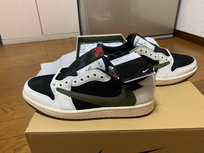 Travis Scott × Nike Women's Air Jordan 1 Low OG "Medium Olive"