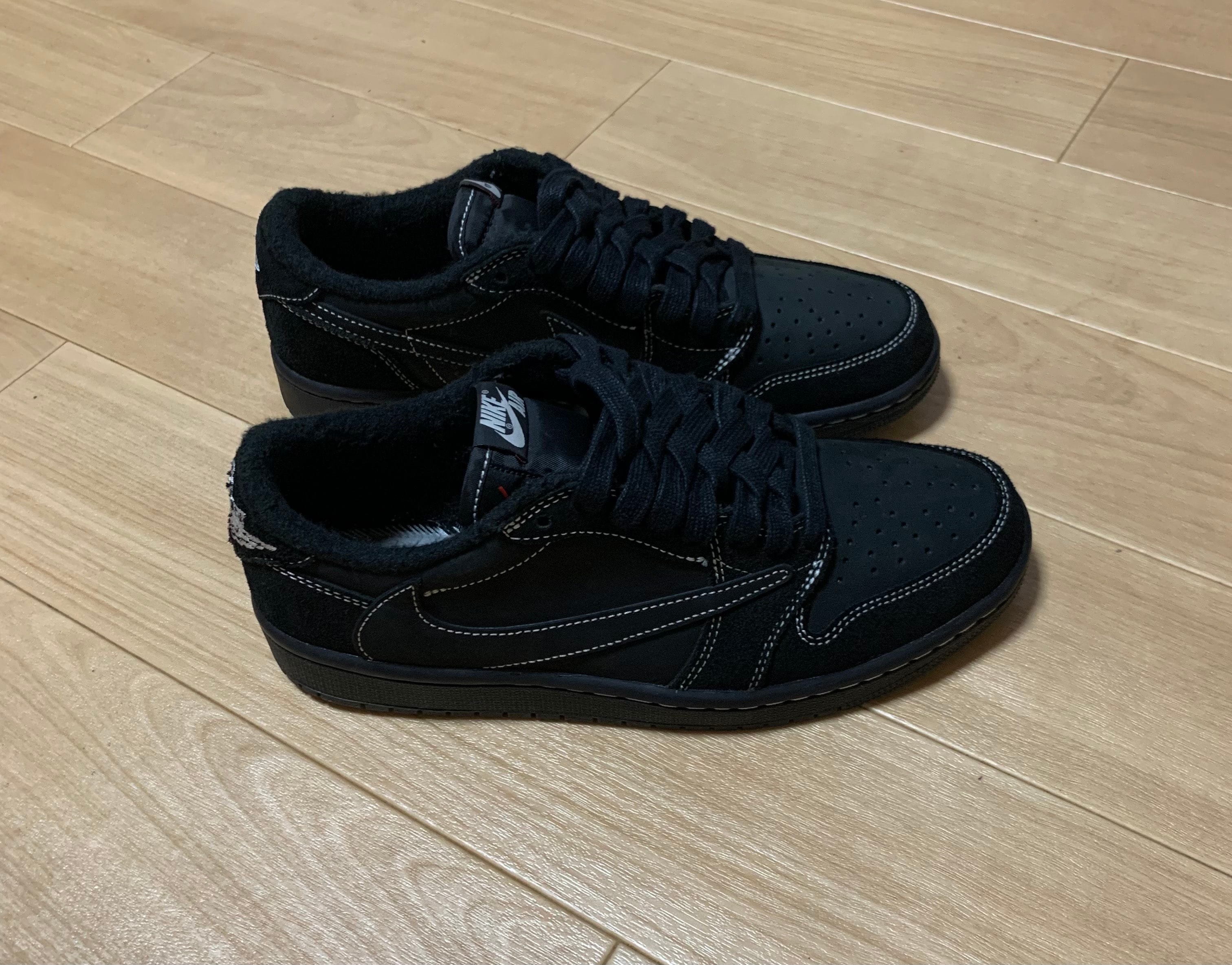 Travis Scott × Nike Air Jordan 1 Low OG SP "Black Phantom"