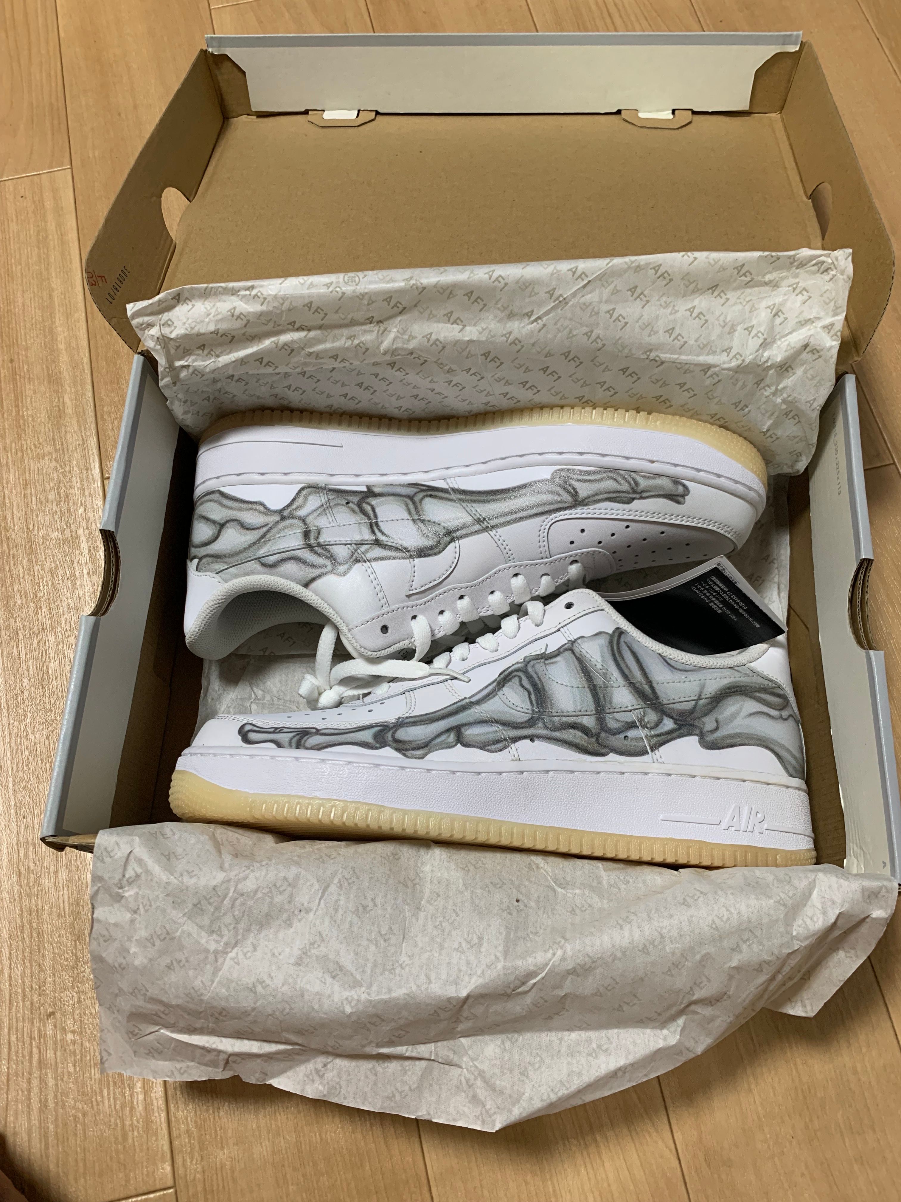 Nike Air Force 1 Low "White Skeleton"