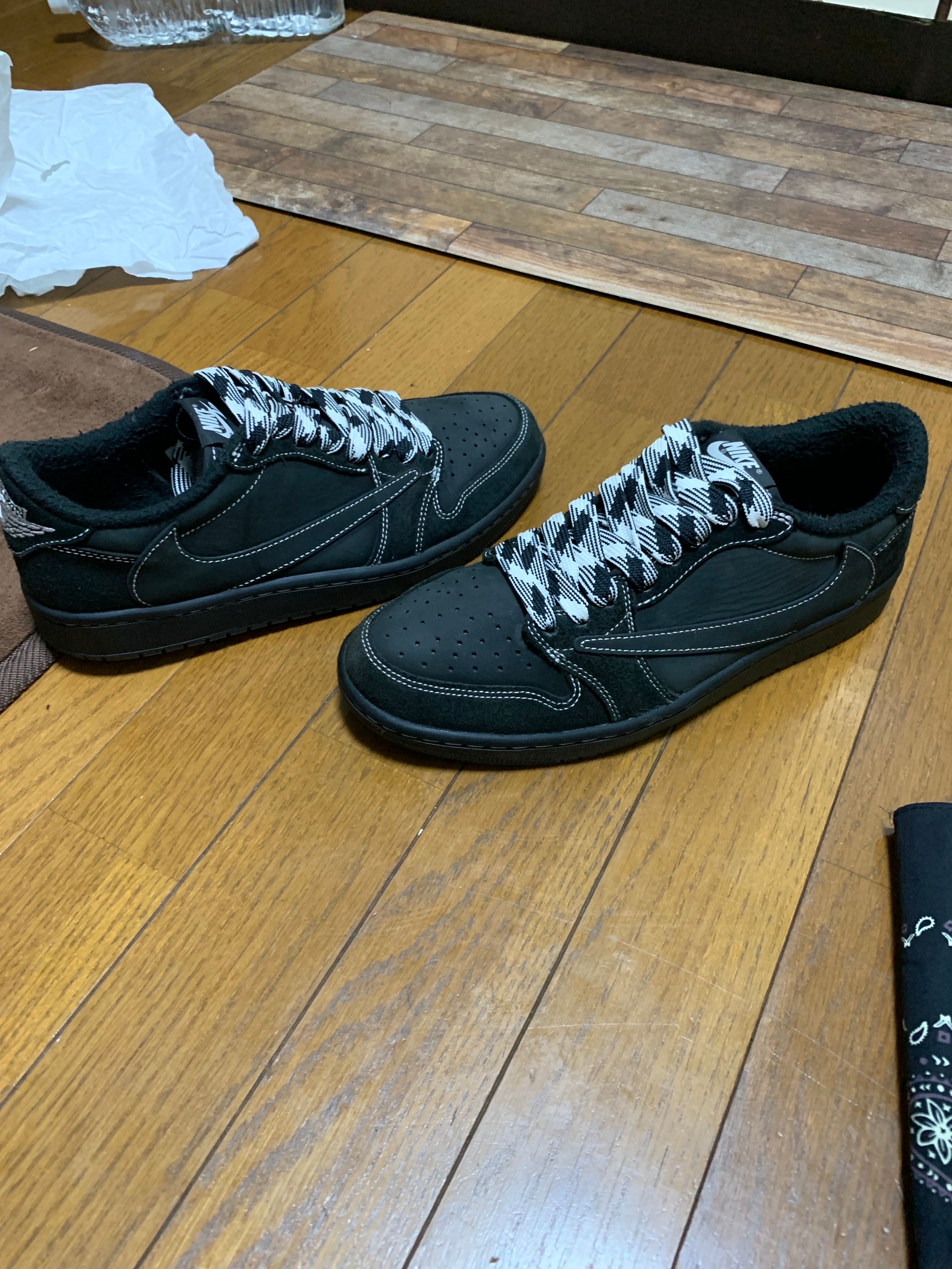 Travis Scott × Nike Air Jordan 1 Low OG SP "Black Phantom"