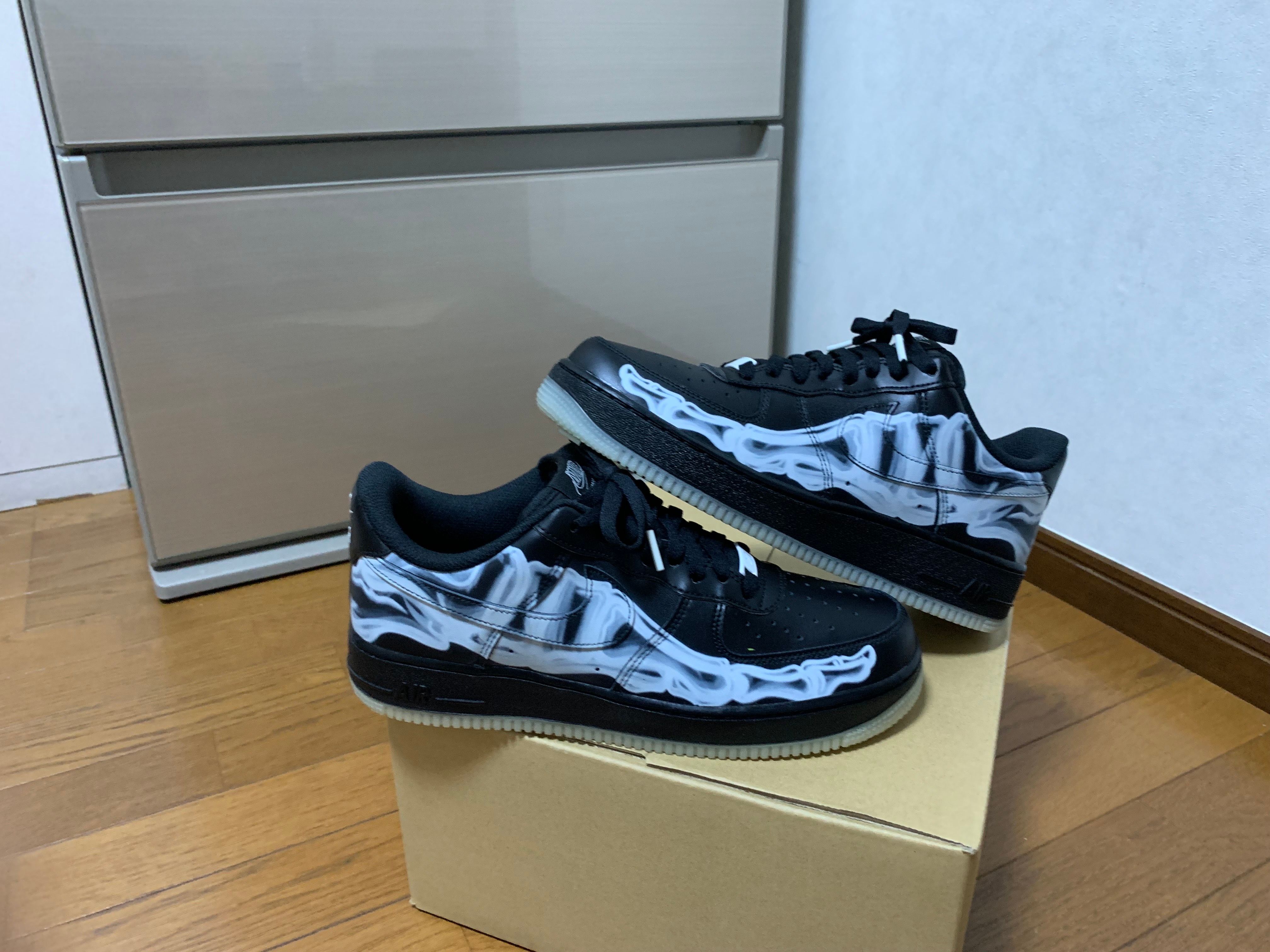 Nike Air Force 1 Low "Black Skeleton"