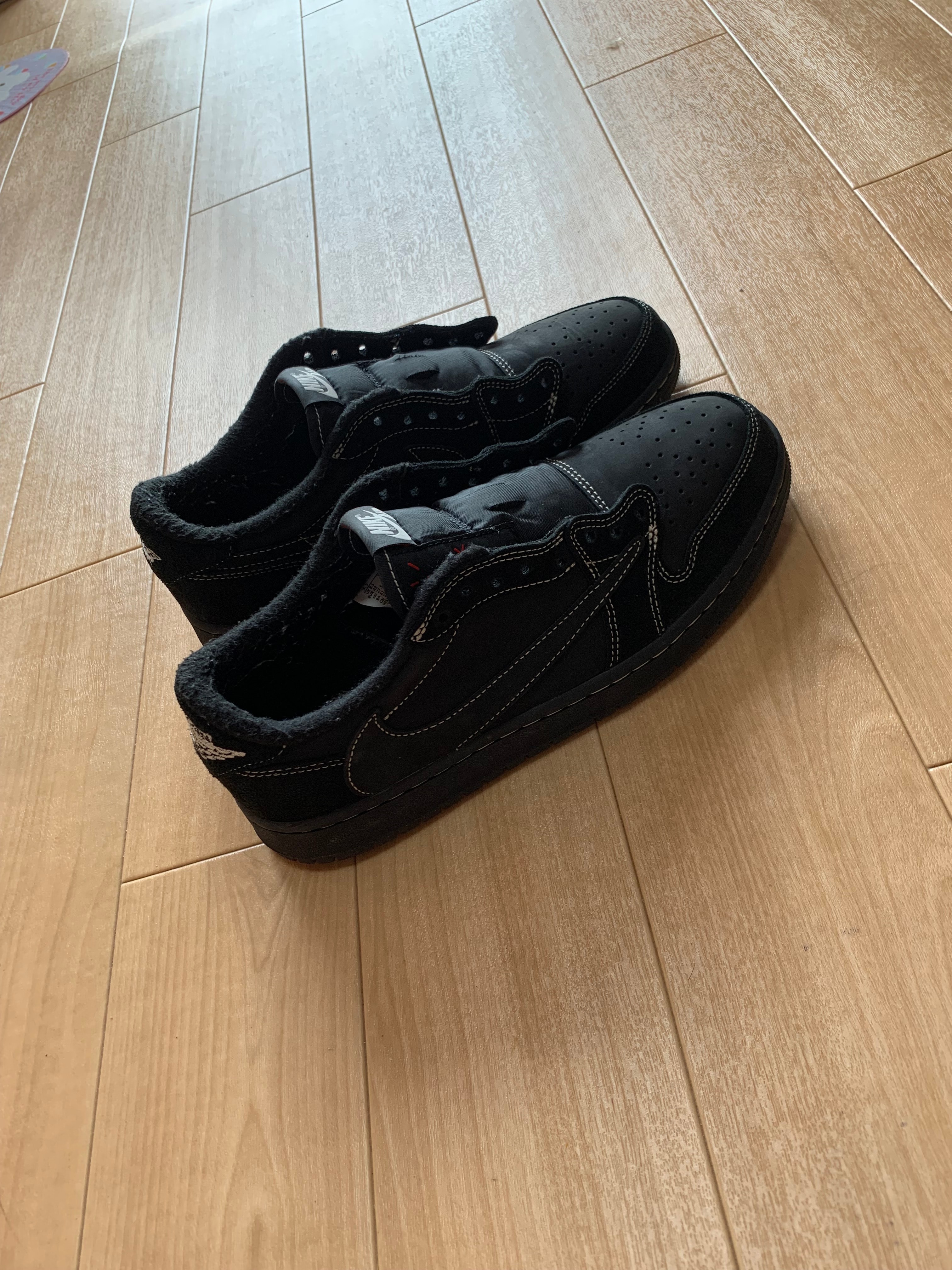 Travis Scott × Nike Air Jordan 1 Low OG SP "Black Phantom"