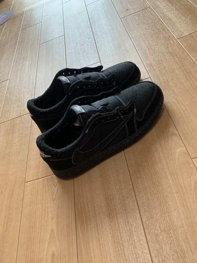 Travis Scott × Nike Air Jordan 1 Low OG SP "Black Phantom"