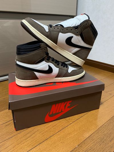 Travis Scott × Nike Air Jordan 1 Retro High OG TS SP "Sail/Dark Mocha"