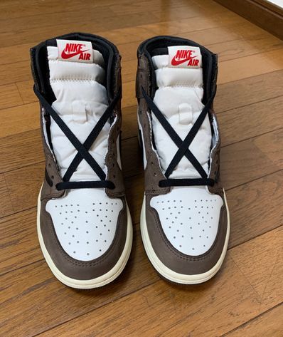 Travis Scott × Nike Air Jordan 1 Retro High OG TS SP "Sail/Dark Mocha"