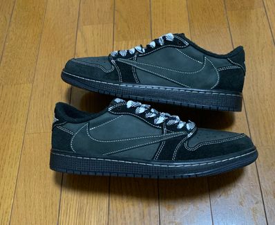 Travis Scott × Nike Air Jordan 1 Low OG SP "Black Phantom"