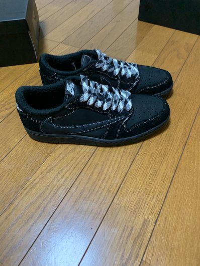 Travis Scott × Nike Air Jordan 1 Low OG SP "Black Phantom"