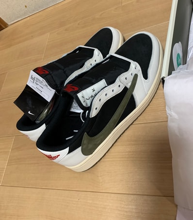 Travis Scott × Nike Women's Air Jordan 1 Low OG "Medium Olive"