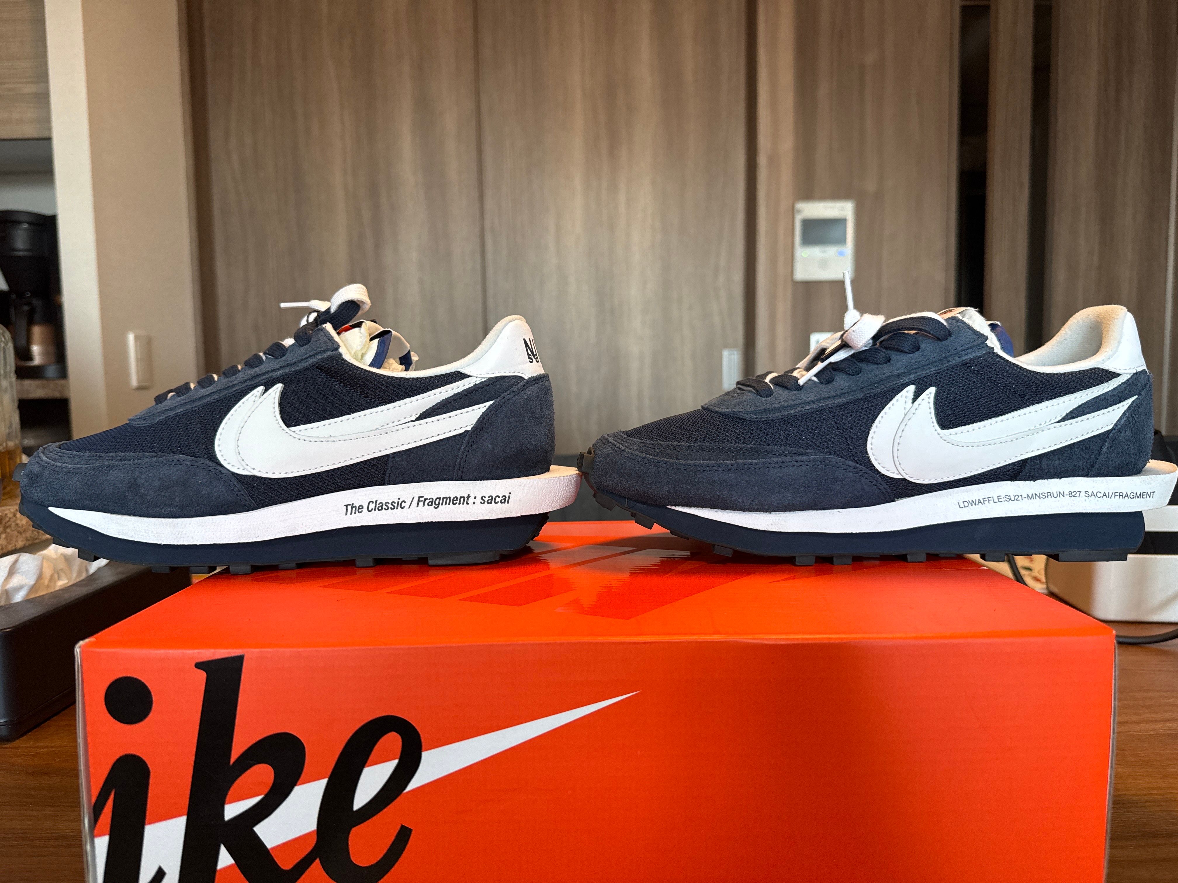 Fragment × sacai × Nike LD Waffle "Blackended Blue"