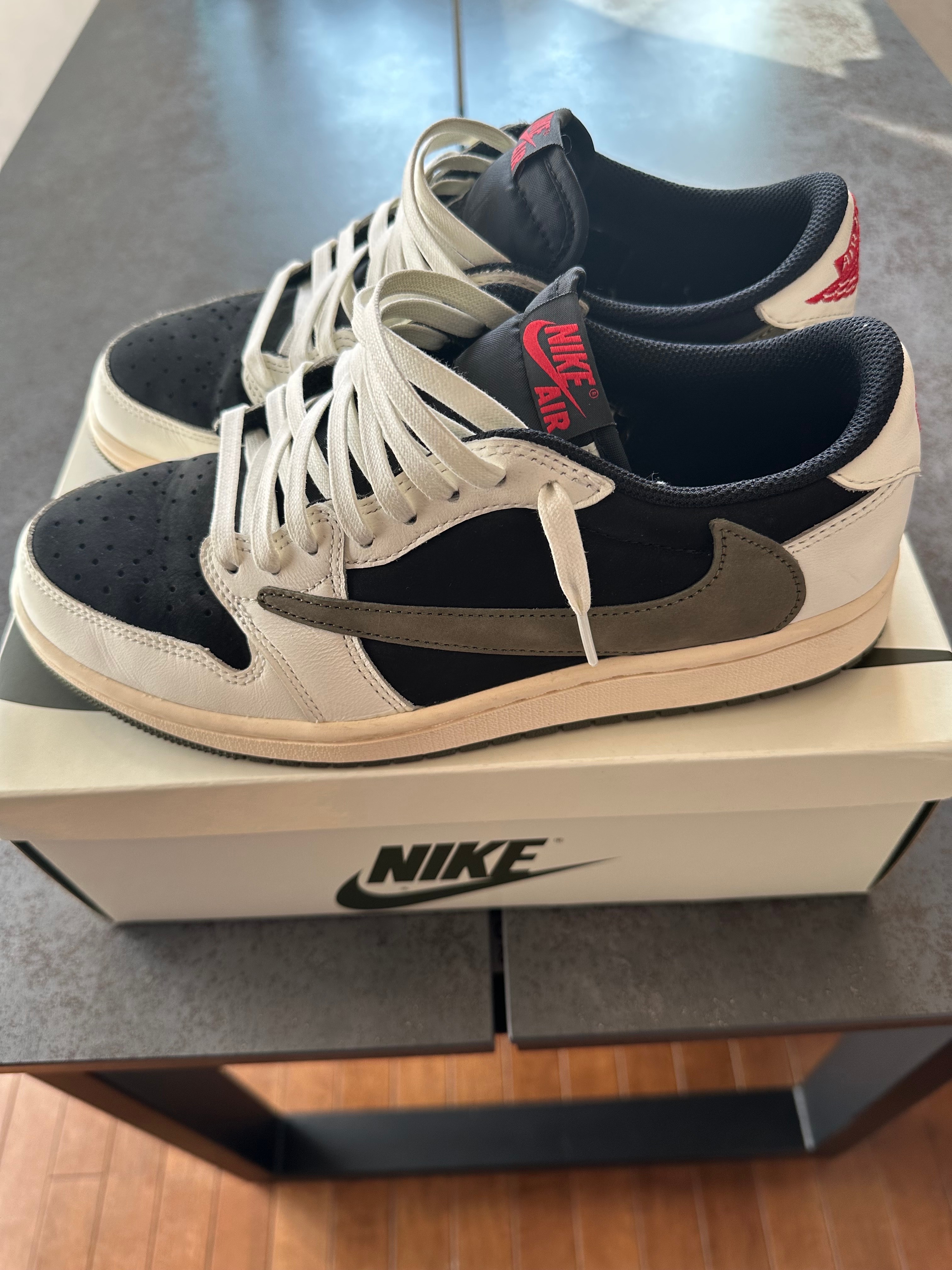 Travis Scott × Nike Women's Air Jordan 1 Low OG "Medium Olive"