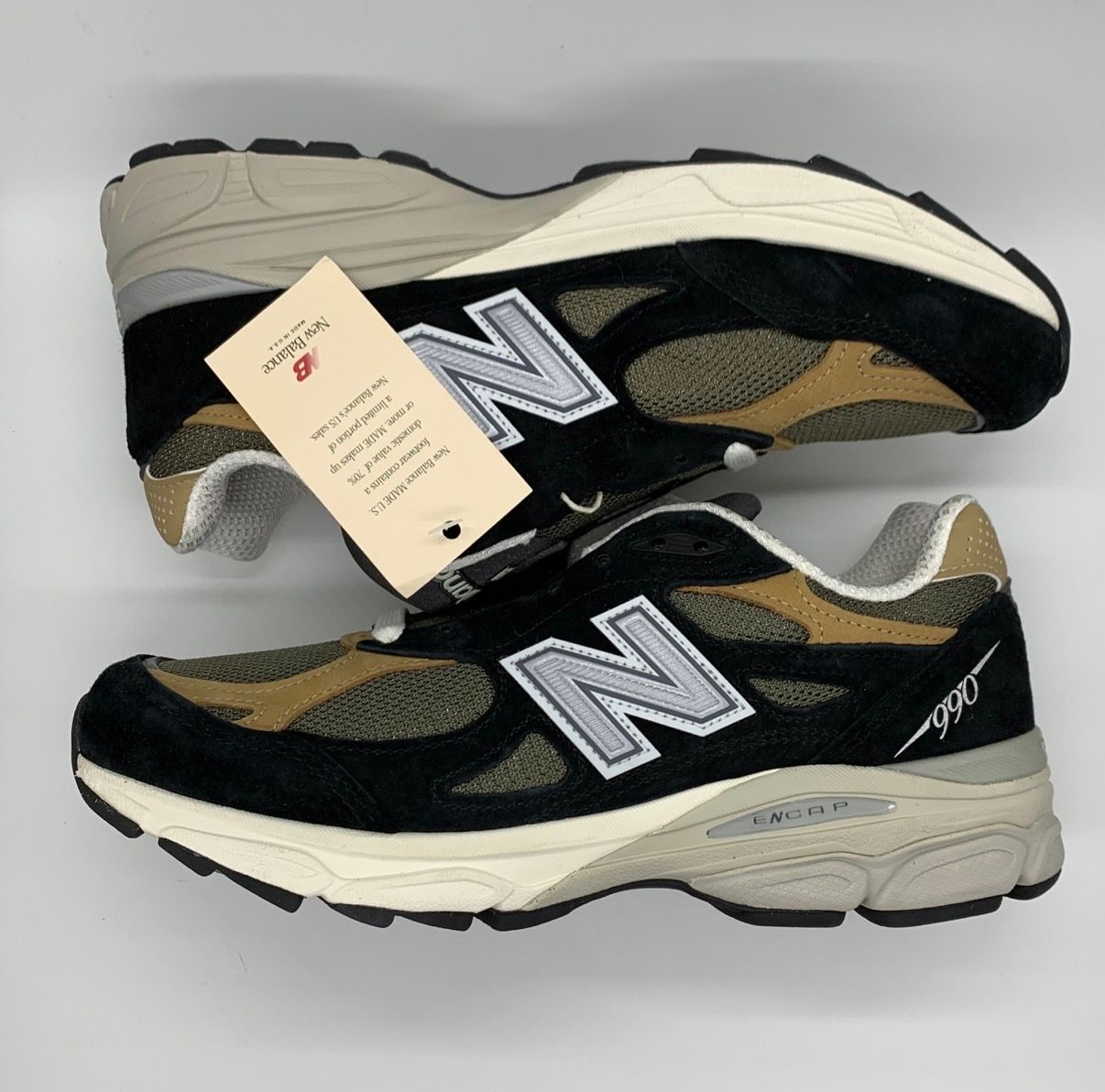 New Balance 990V3 "Black Tan"