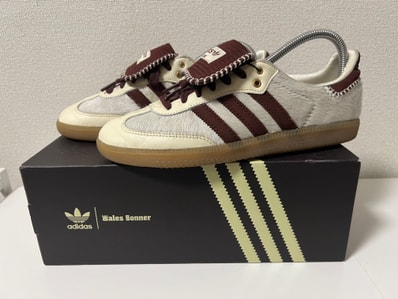 Wales Bonner × adidas Samba Pony Tonal Low "Cream White/Mystery Brown"