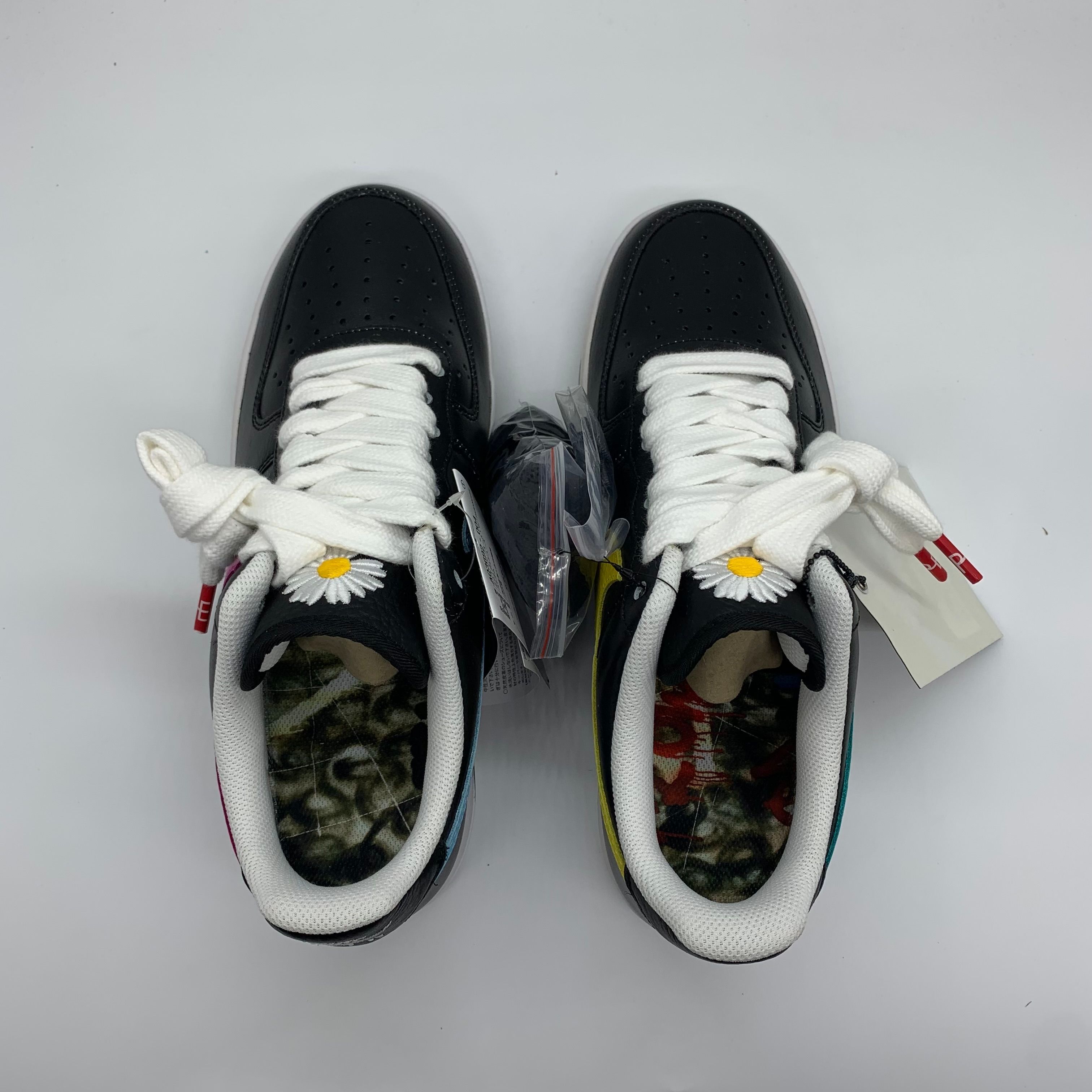 PEACEMINUSONE × Nike Air Force 1 Low '07 Para-Noise 3.0 "Black and Multi-Color" / G-DRAGON