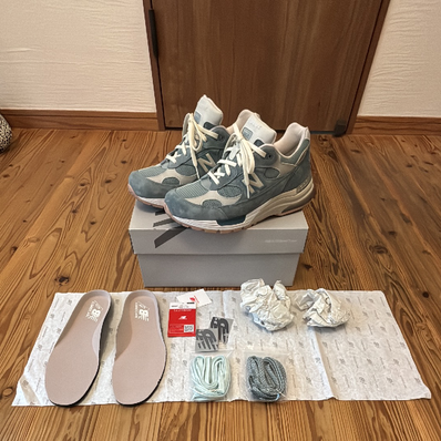 KITH × New Balance 992 "Aegean Blue/Shadow Gray"