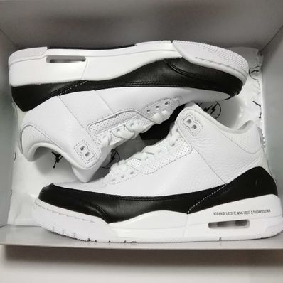 Fragment × Nike Air Jordan 3 "White/Black"