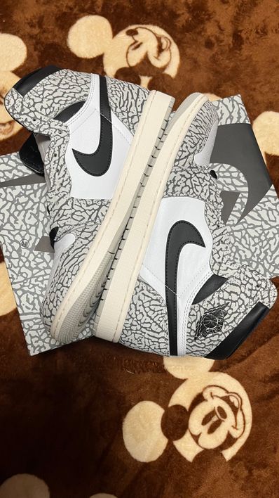 Nike Air Jordan 1 High OG "White Cement/Safari"