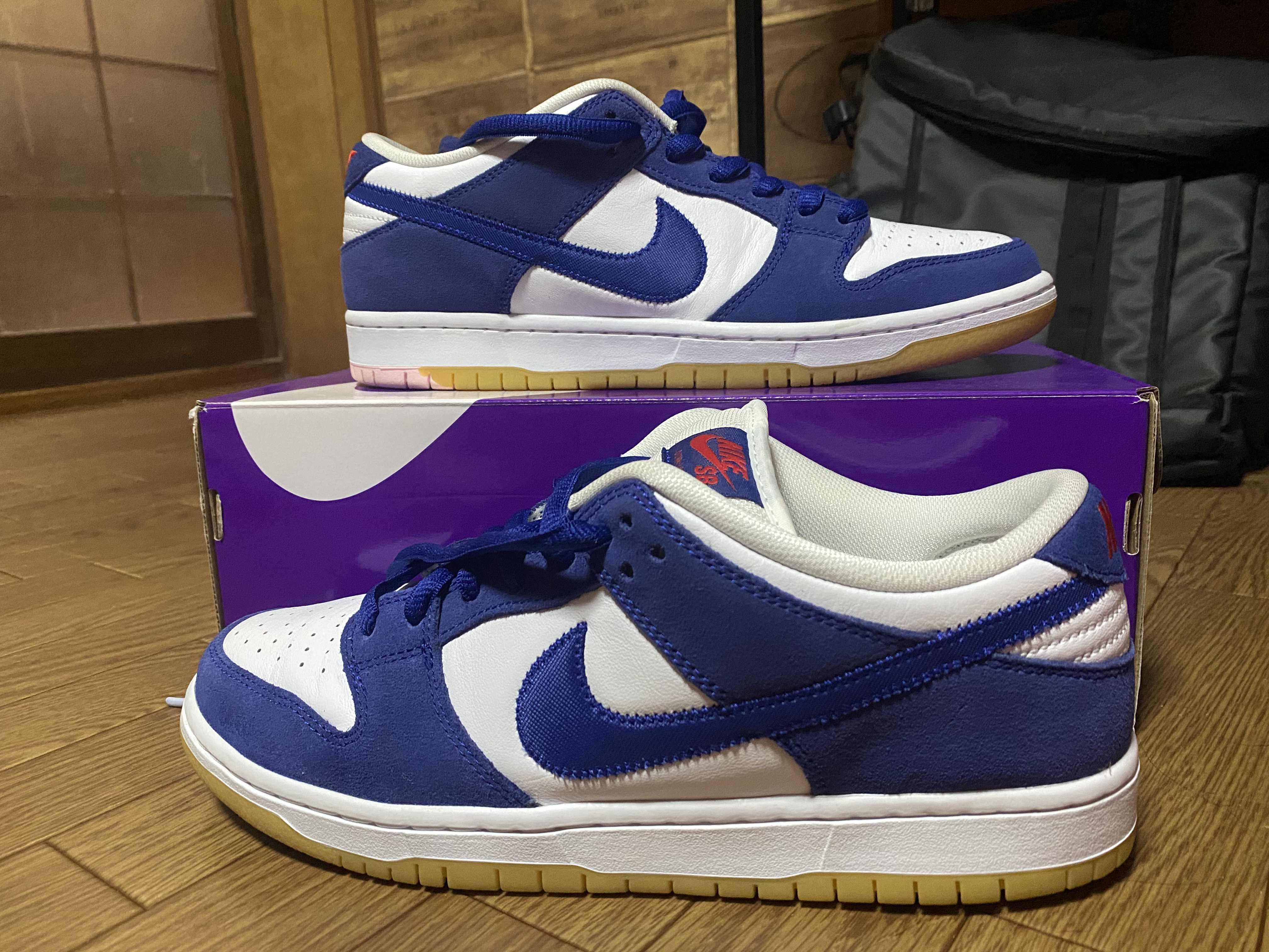 Nike SB Dunk Low "Los Angeles Dodgers/Deep Royal Blue"