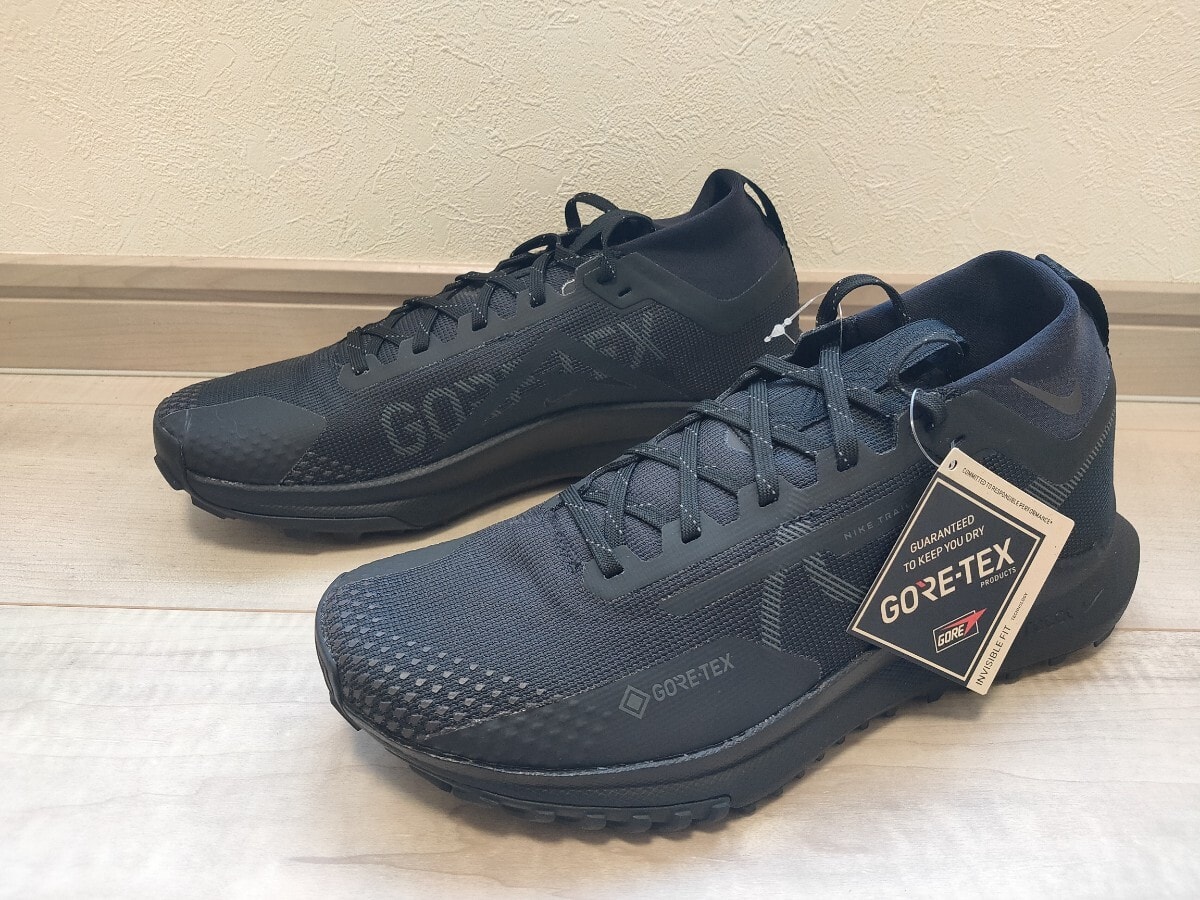ナイキ リアクト ペガサス トレイル4 ゴアテックス "ブラック/アンスラサイト/ベルベットブラウン"
