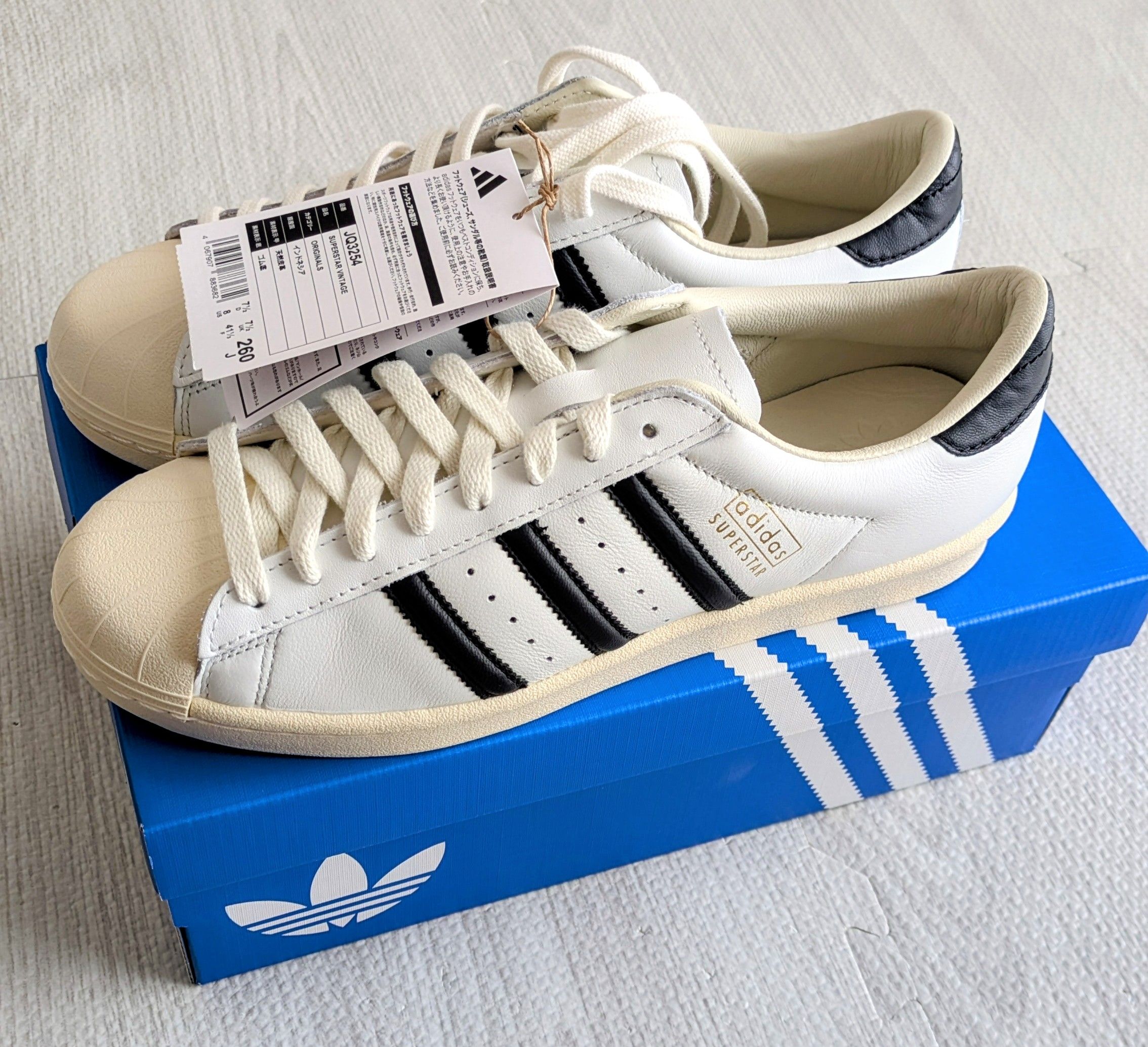 adidas Superstar Vintage "Core White/Core Black/Cream White"