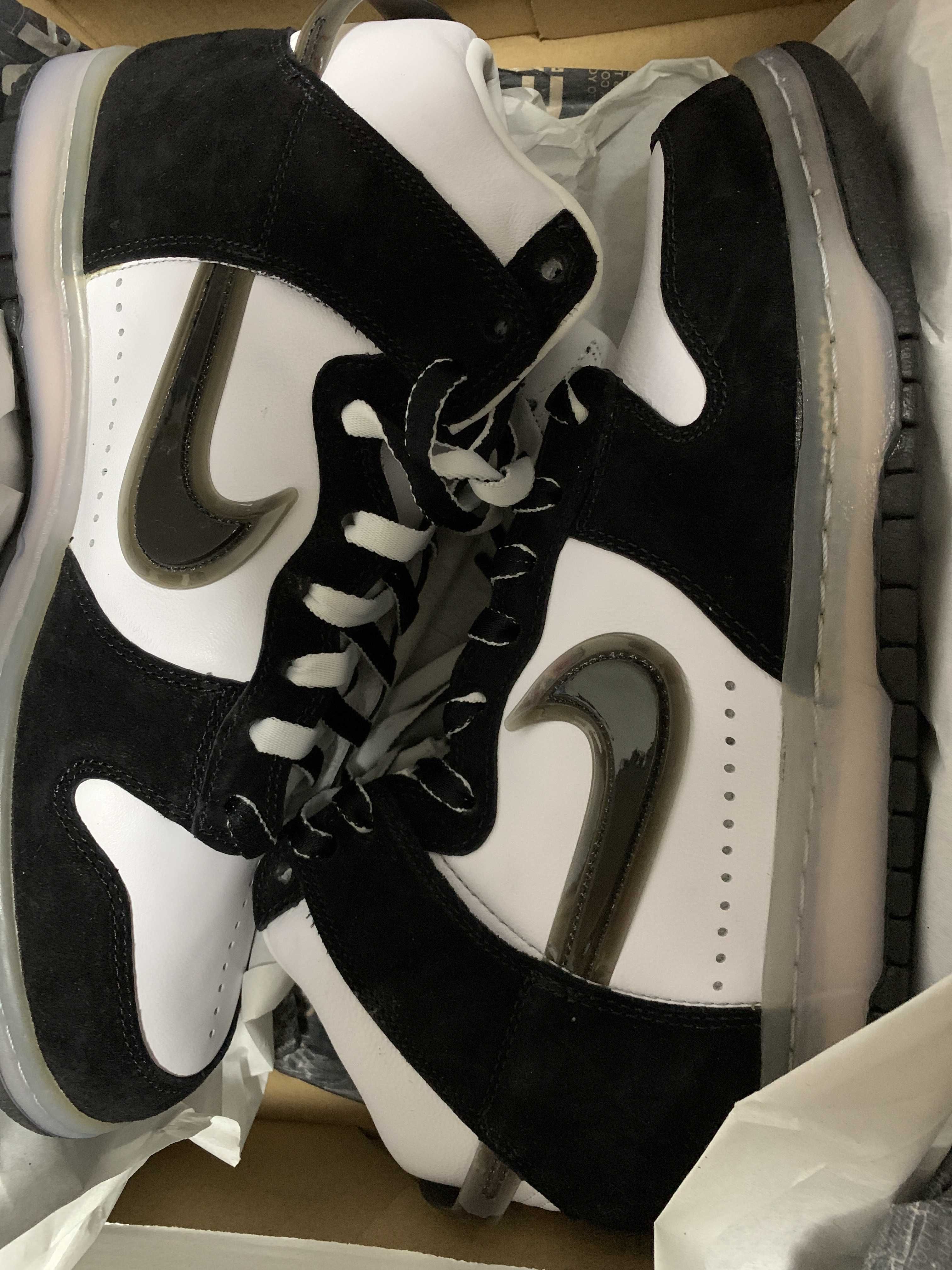 SLAM JAM x NIKE DUNK HIGH "WHITE/CLEAR BLACK"