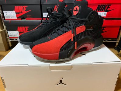 Nike Air Jordan XXXV Warrior "Black/University Red Cement Grey"
