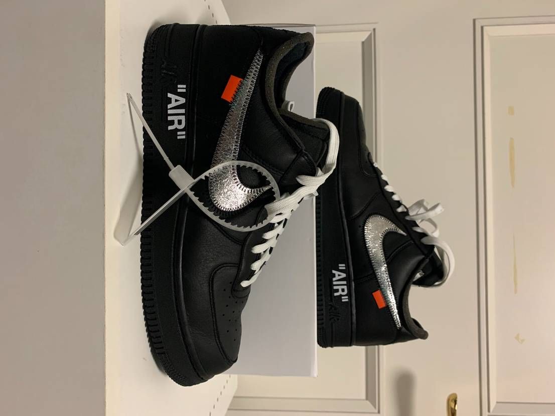 Off-White × Moma × Nike Air Force 1 Low "Black"