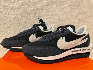 Fragment × sacai × Nike LD Waffle "Blackended Blue"