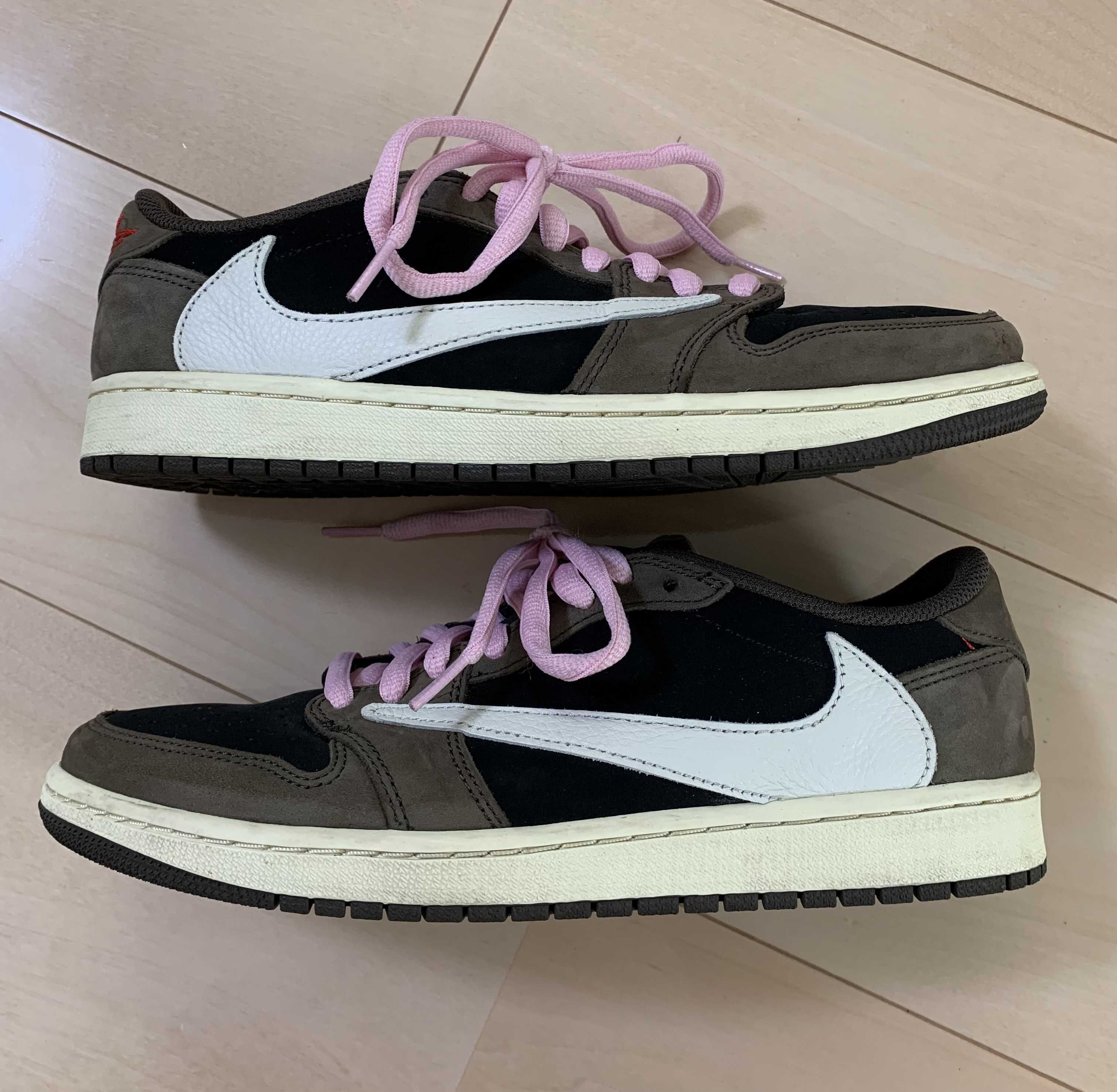 Travis Scott × Nike Air Jordan 1 Low OG SP-T  "Black/Dark Mocha"
