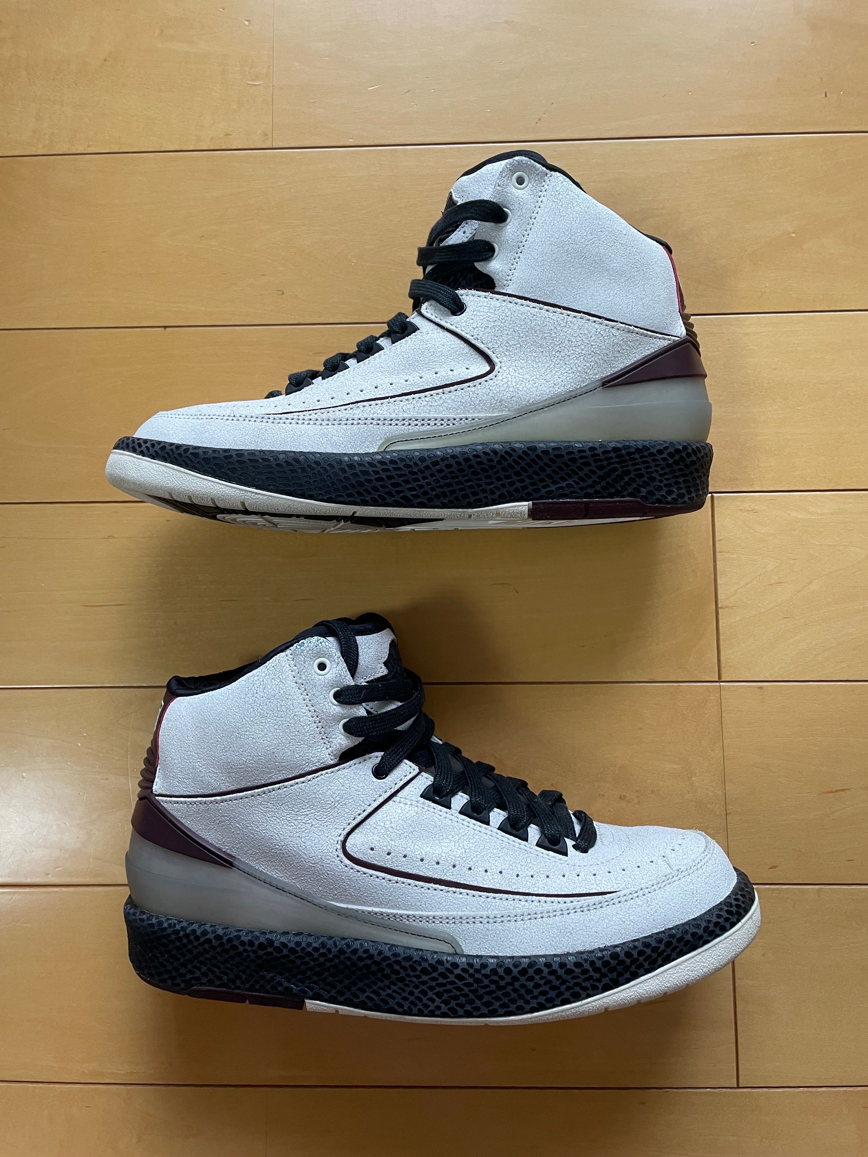 A Ma Maniere × Nike Air Jordan 2 "Airness/Sail and Burgundy"