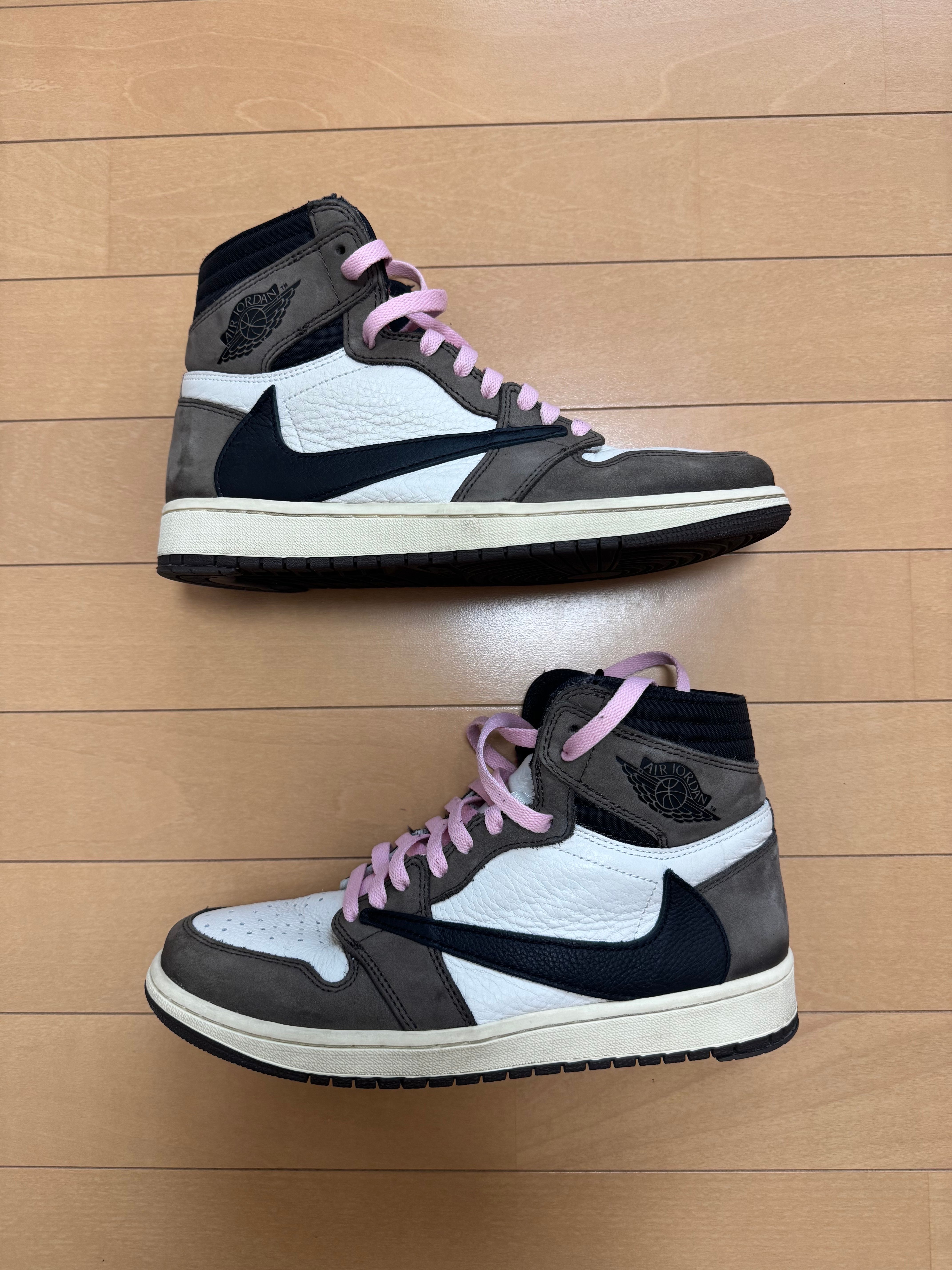 Travis Scott × Nike Air Jordan 1 Retro High OG TS SP "Sail/Dark Mocha"