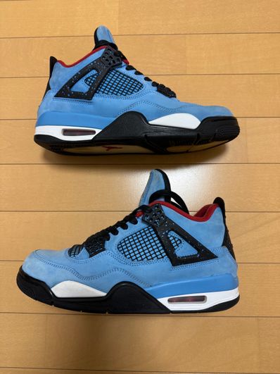 Travis Scott × Nike Air Jordan 4 Retro Cactus Jack "University Blue"