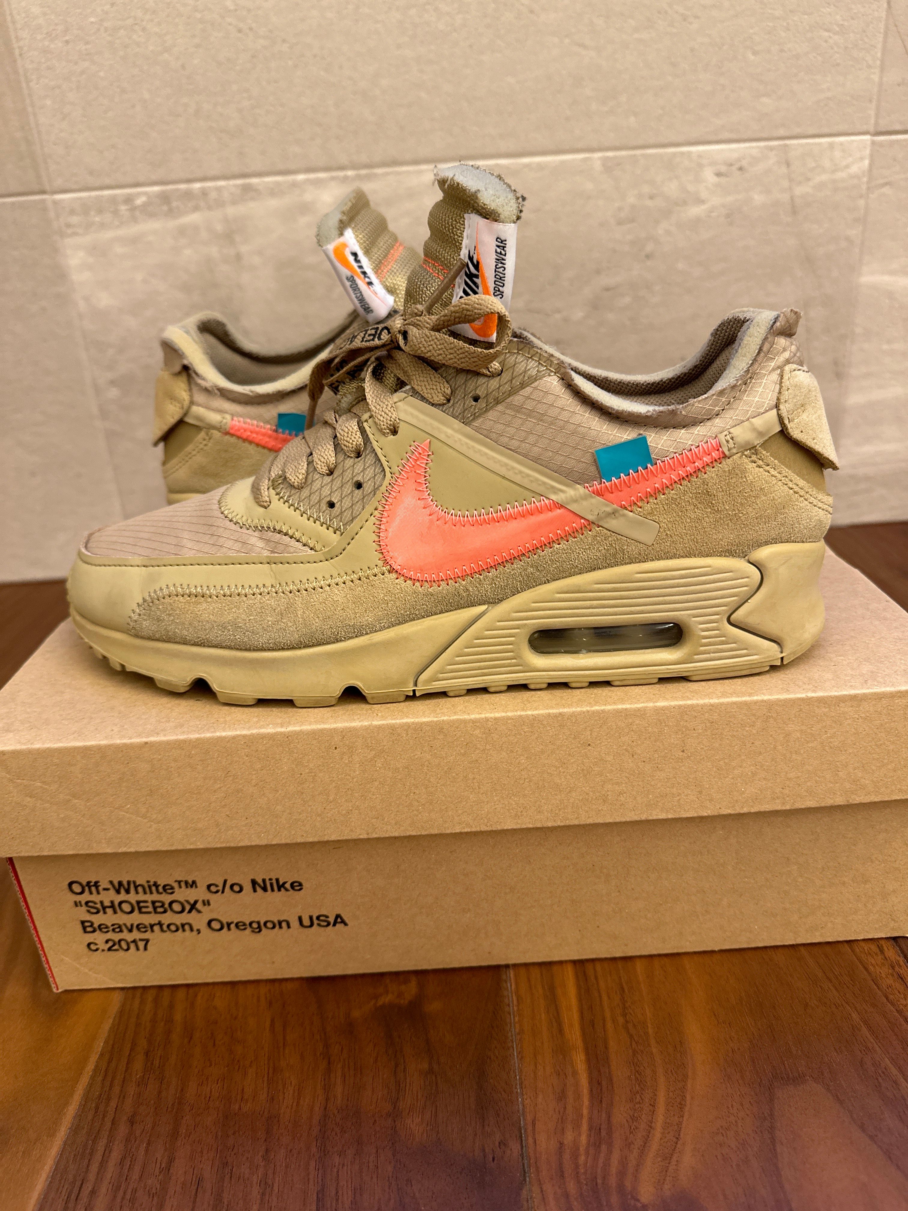 Off-White × Nike Air Max 90 "Desert Ore"