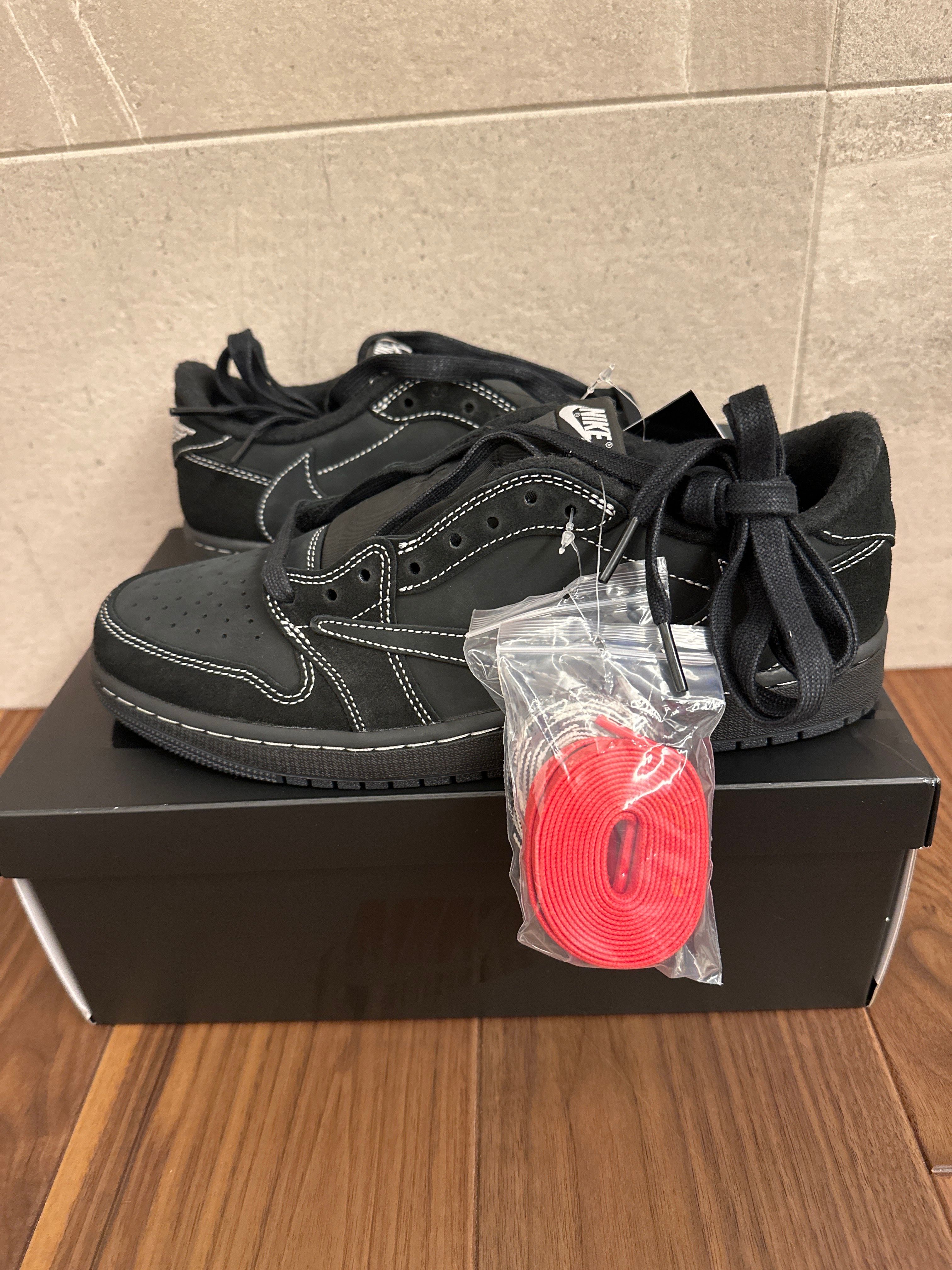 Travis Scott × Nike Air Jordan 1 Low OG SP "Black Phantom"