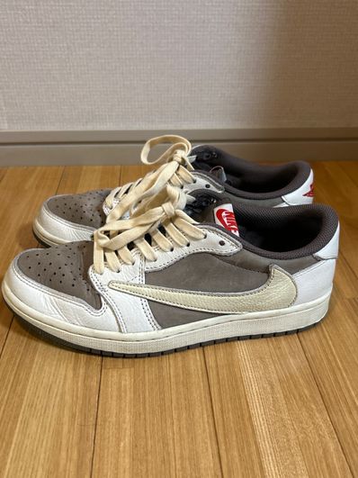 Travis Scott × Nike Air Jordan 1 Low OG SP "Reverse Mocha/Sail and Ridgerock"