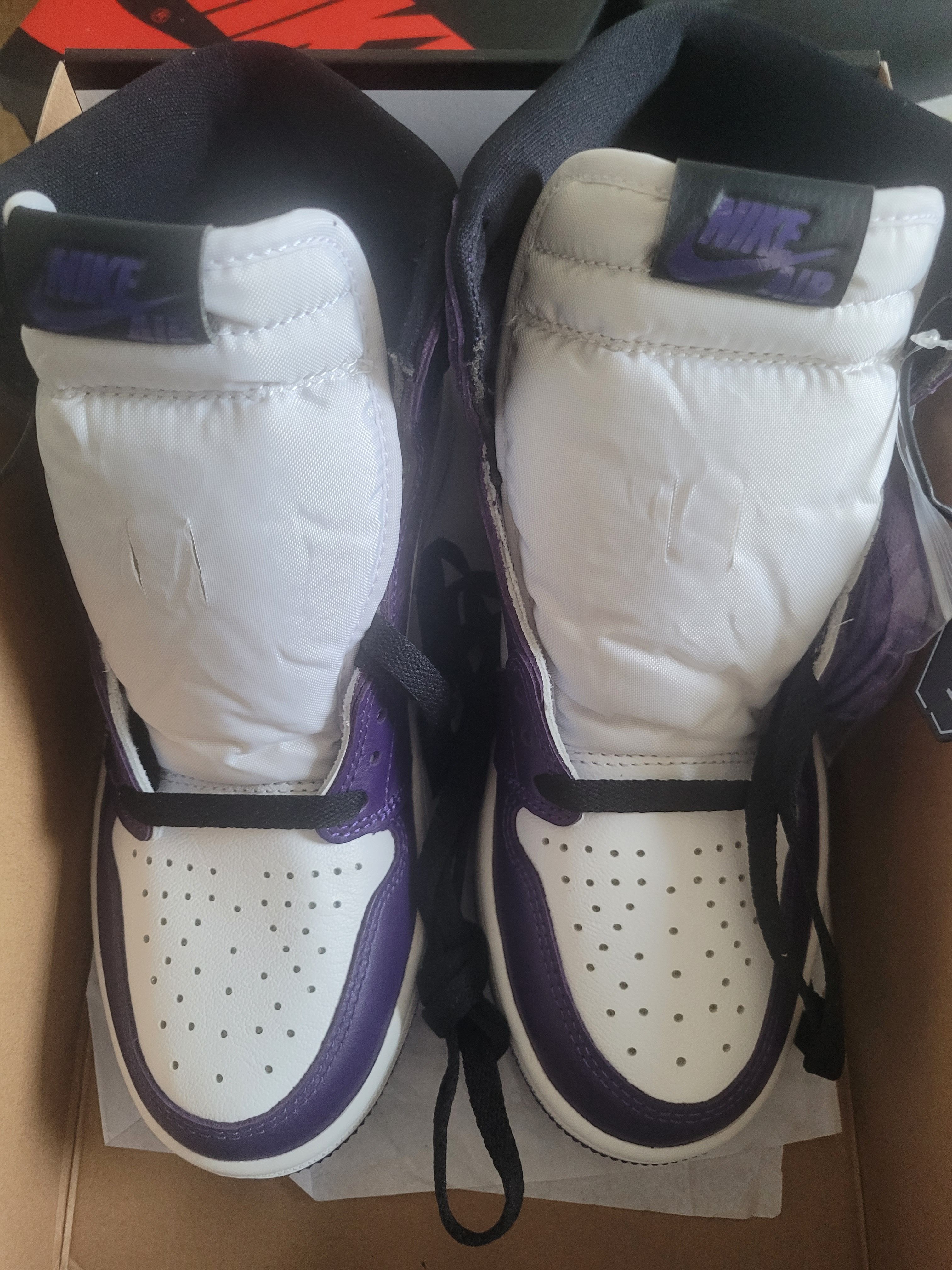 Nike Air Jordan 1 Retro High OG "Court Purple White/Black" (2020)