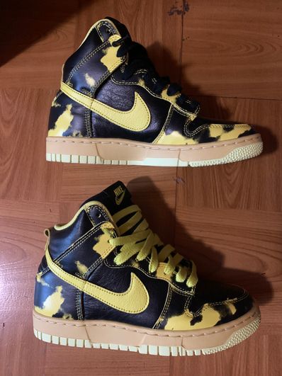 Nike Dunk High 1985 SP "Yellow Acid Wash"