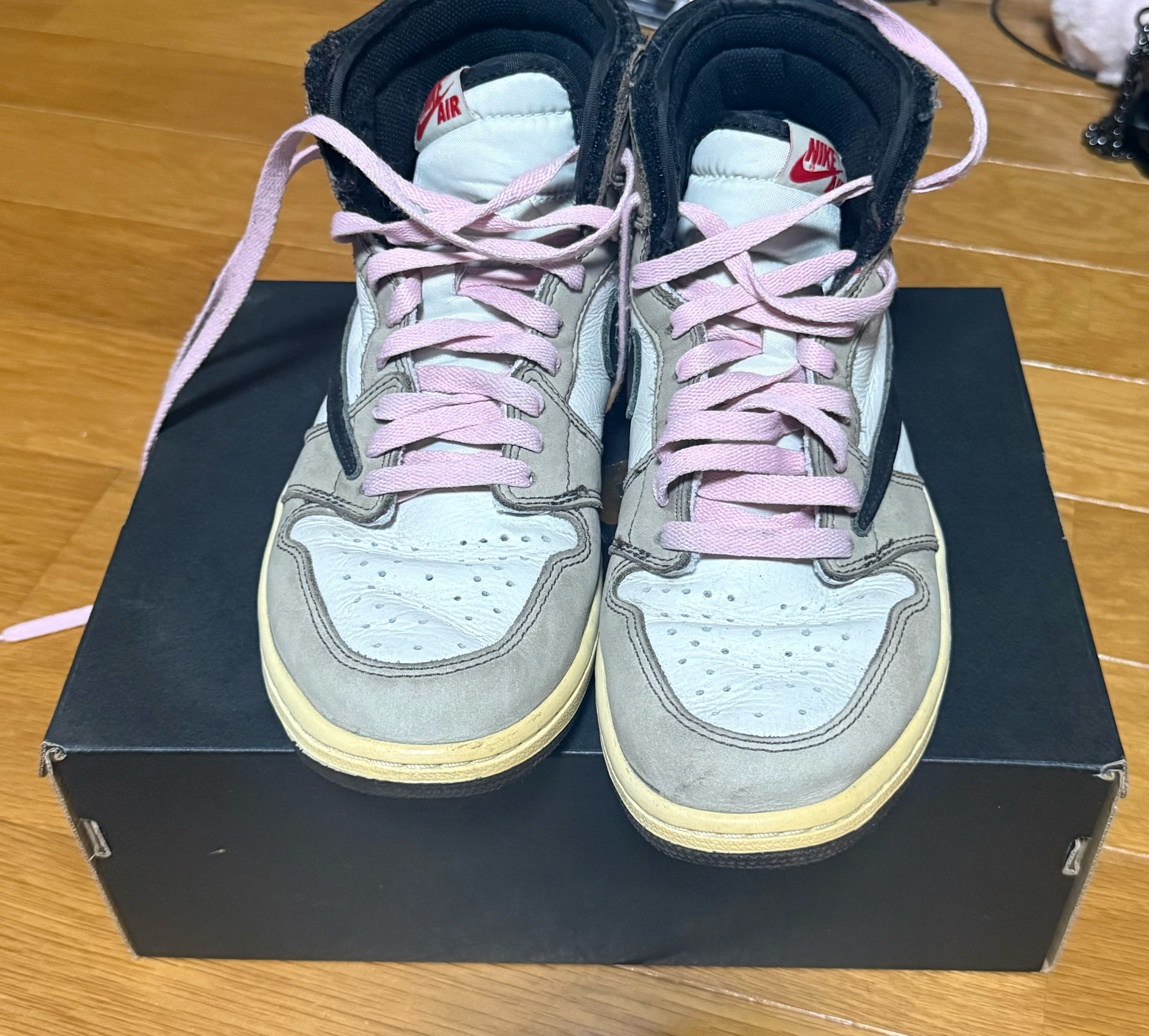 Travis Scott × Nike Air Jordan 1 Retro High OG TS SP "Sail/Dark Mocha"
