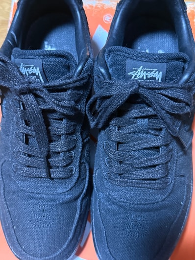 Stussy × Nike Air Force 1 Low "Triple Black"