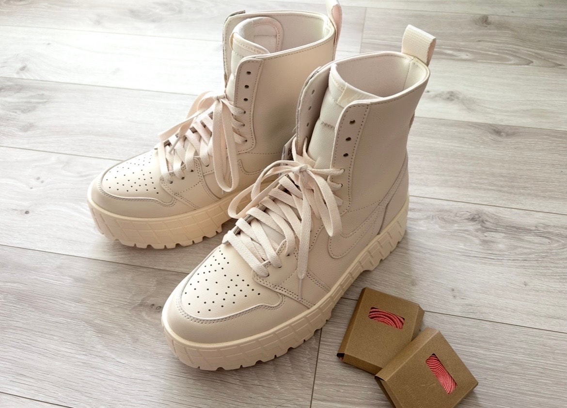 Nike Women's Air Jordan 1 Brooklyn High "Guava Ice/Sail/Guava Ice"