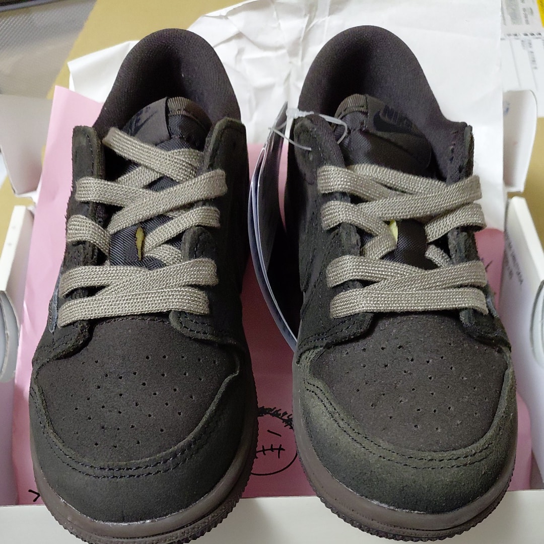 Travis Scott × Nike TD Jordan 1 Low OG SP "Velvet Brown and Dark Mocha"