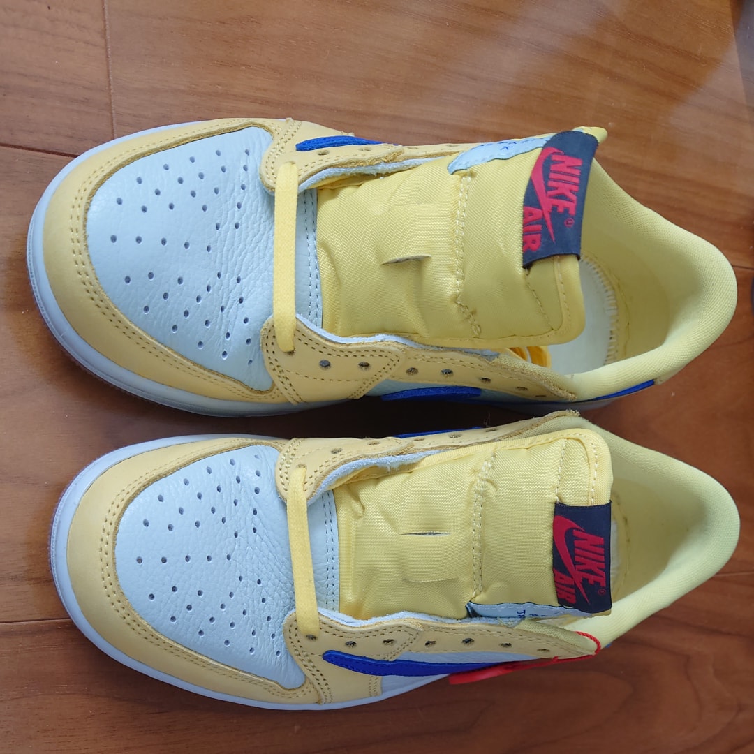 Travis Scott × Nike Women's Air Jordan 1 Retro Low OG "Canary"