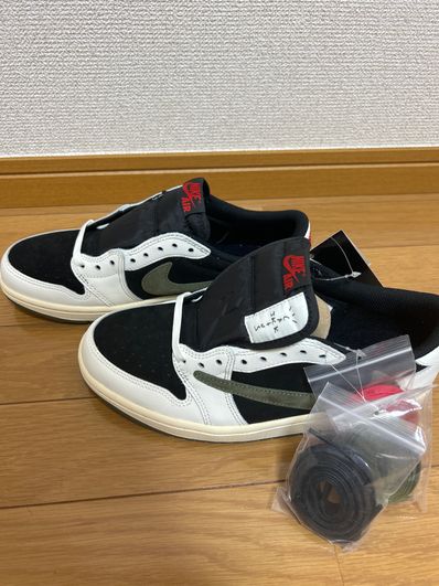 Travis Scott × Nike Women's Air Jordan 1 Low OG "Medium Olive"