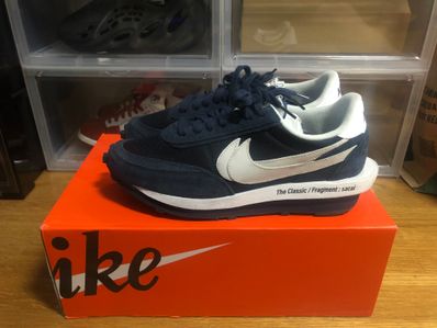 Fragment × sacai × Nike LD Waffle "Blackended Blue"
