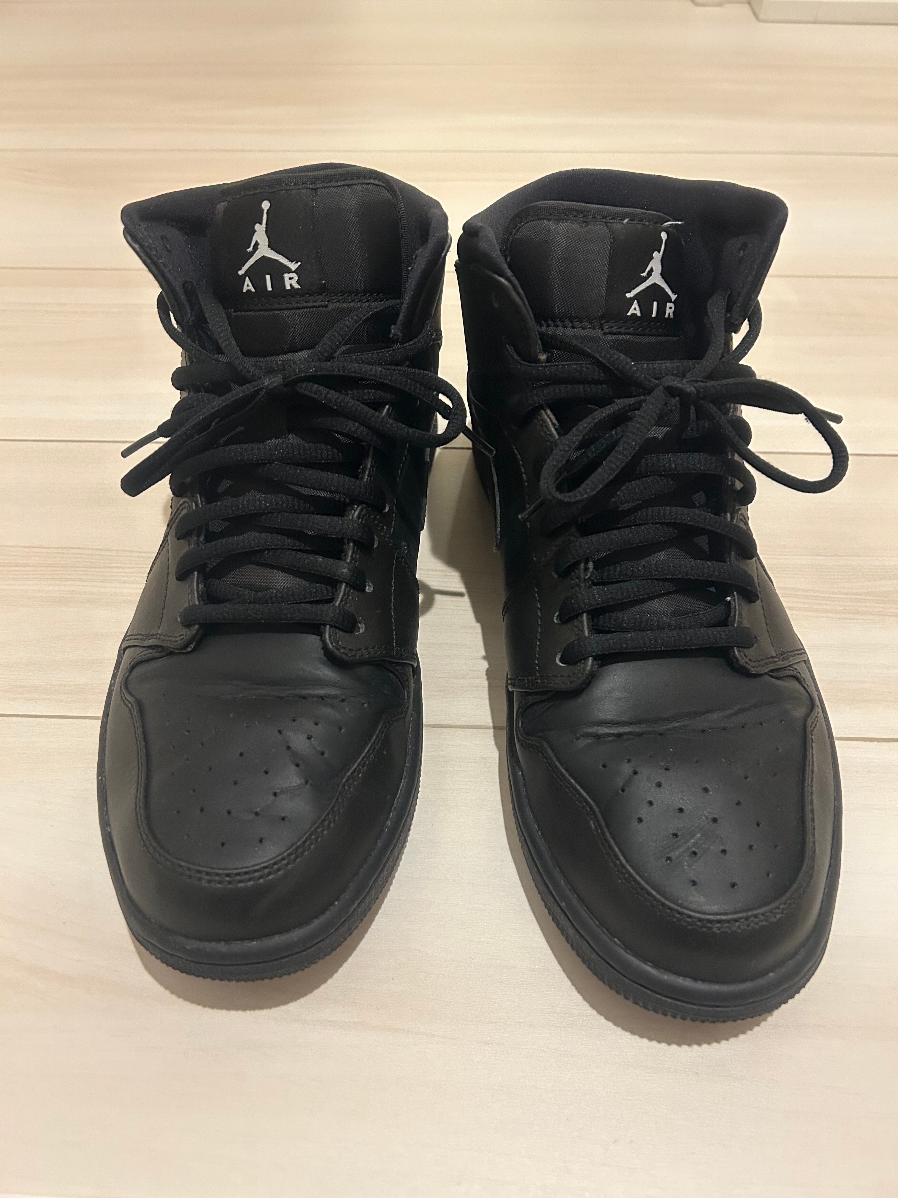 NIKE AIR JORDAN 1 RETRO MID BLACK (2017)