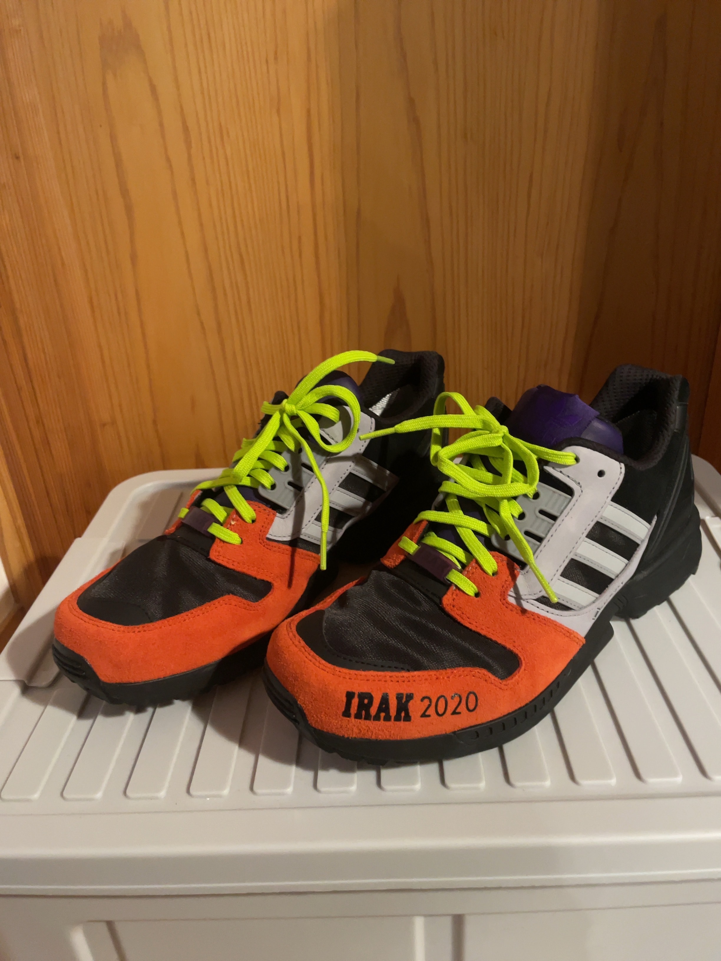 IRAK × adidas A-ZX ZX 8000 "PURPLE"