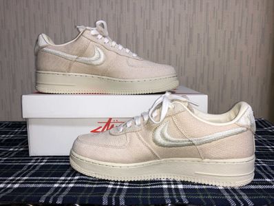 Stussy × Nike Air Force 1 Low "Fossil Stone"