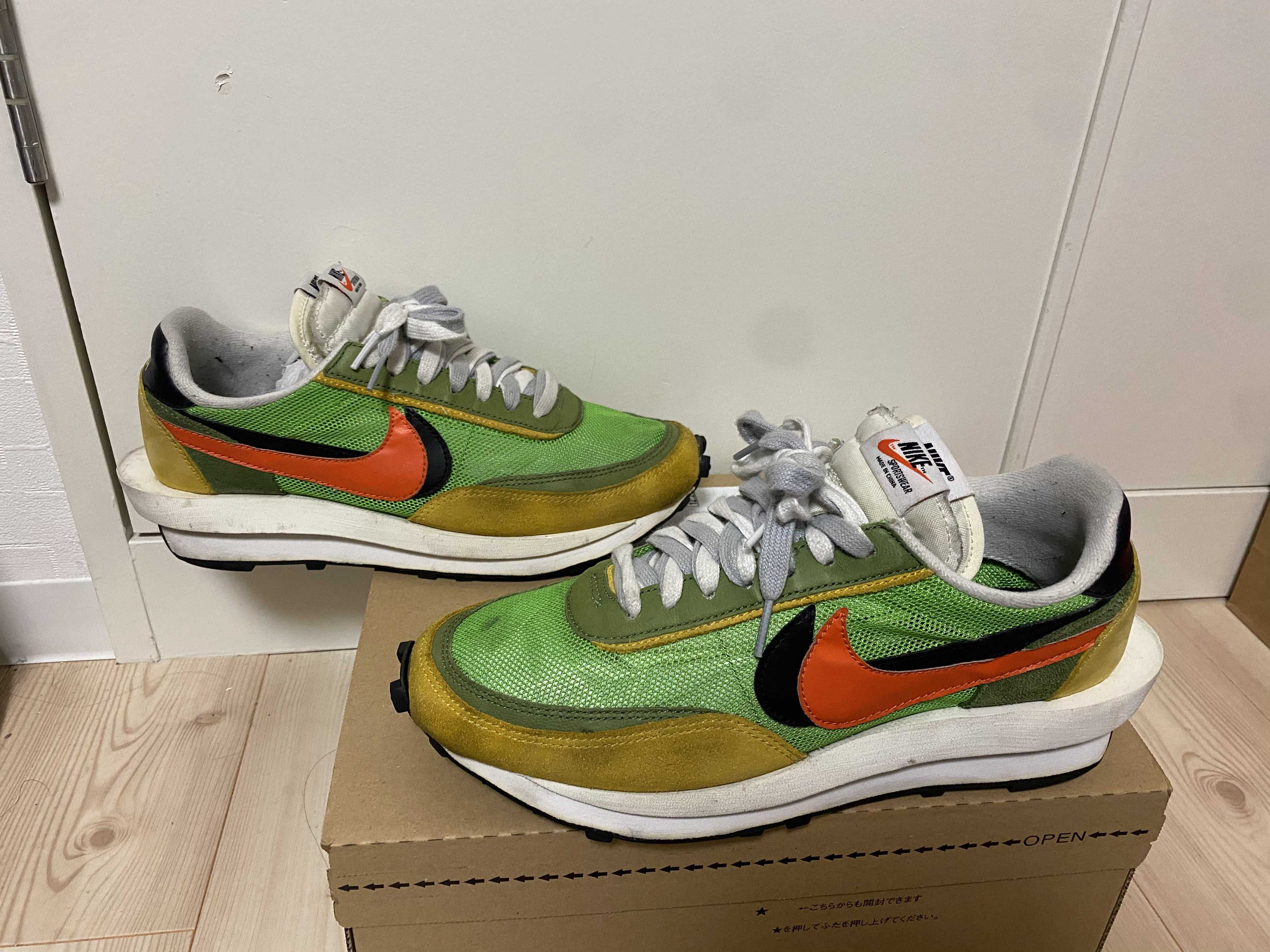 sacai × Nike LDV Waffle "Green"